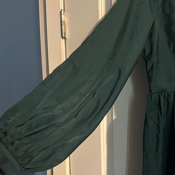 Fashion Nova Deep Green Long Sleeve Dress - Picture 6 of 11